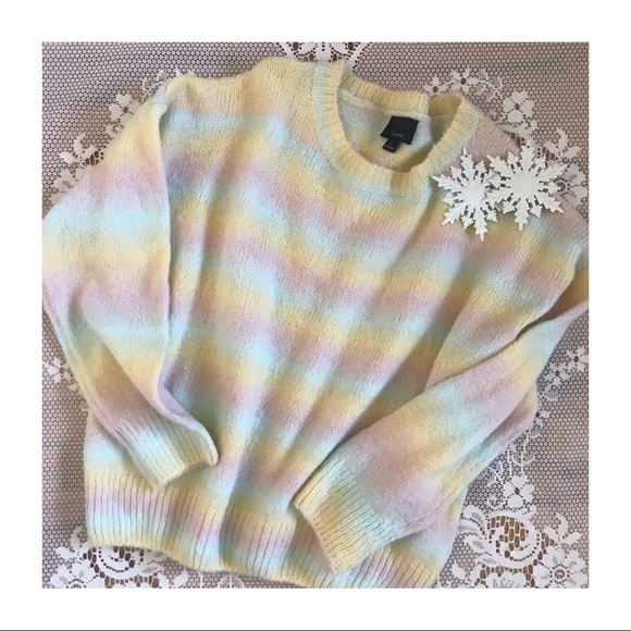 Pastel Rainbow Sweater - Picture 1 of 3